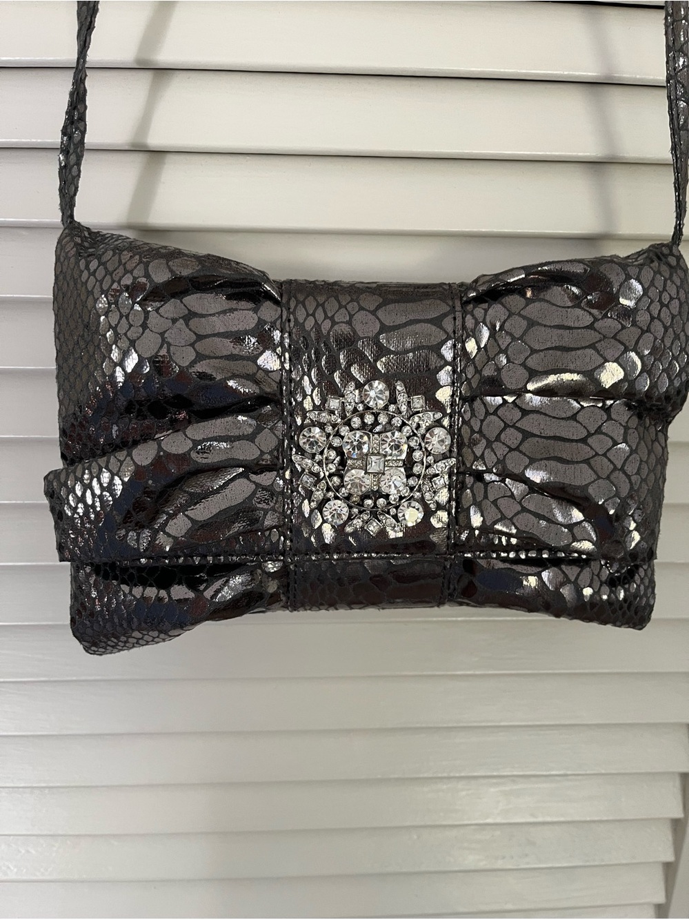 Inman metallic evening bag